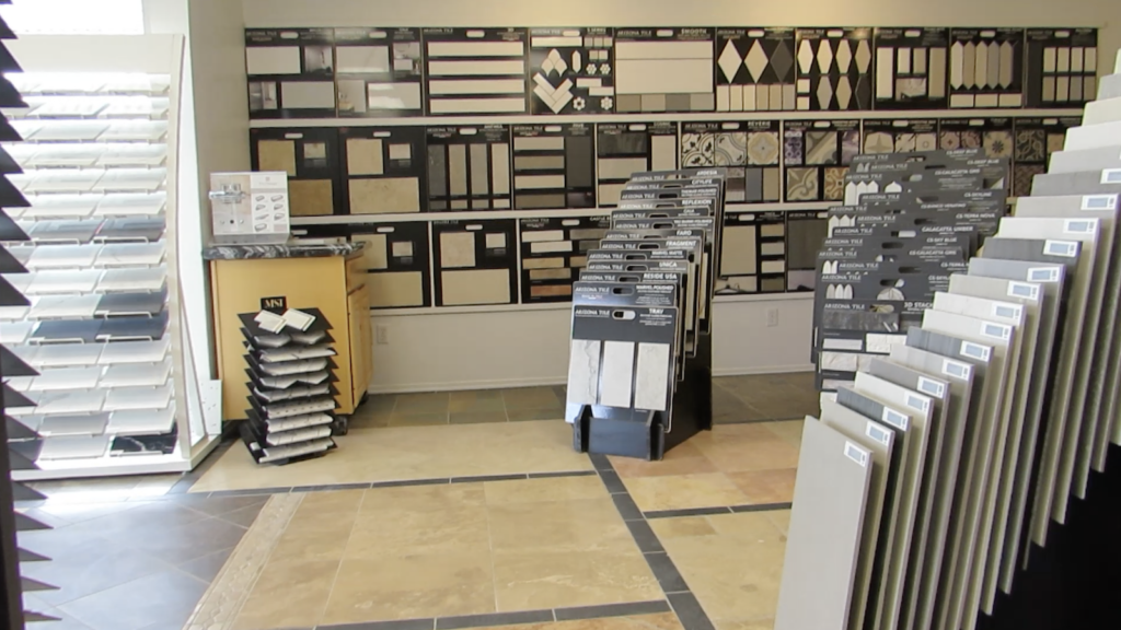 Timberline Tile showroom samples